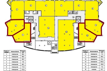 Помещение своб.назн., 90,8 м², 2/16 эт.